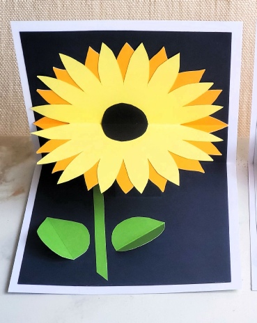 Colorful Petals Pop-Up Greeting Card Workshop