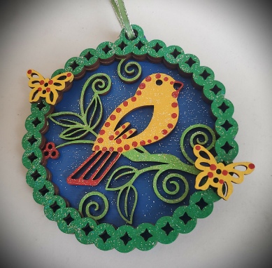 Kulina Folk Art three deimensional adornments